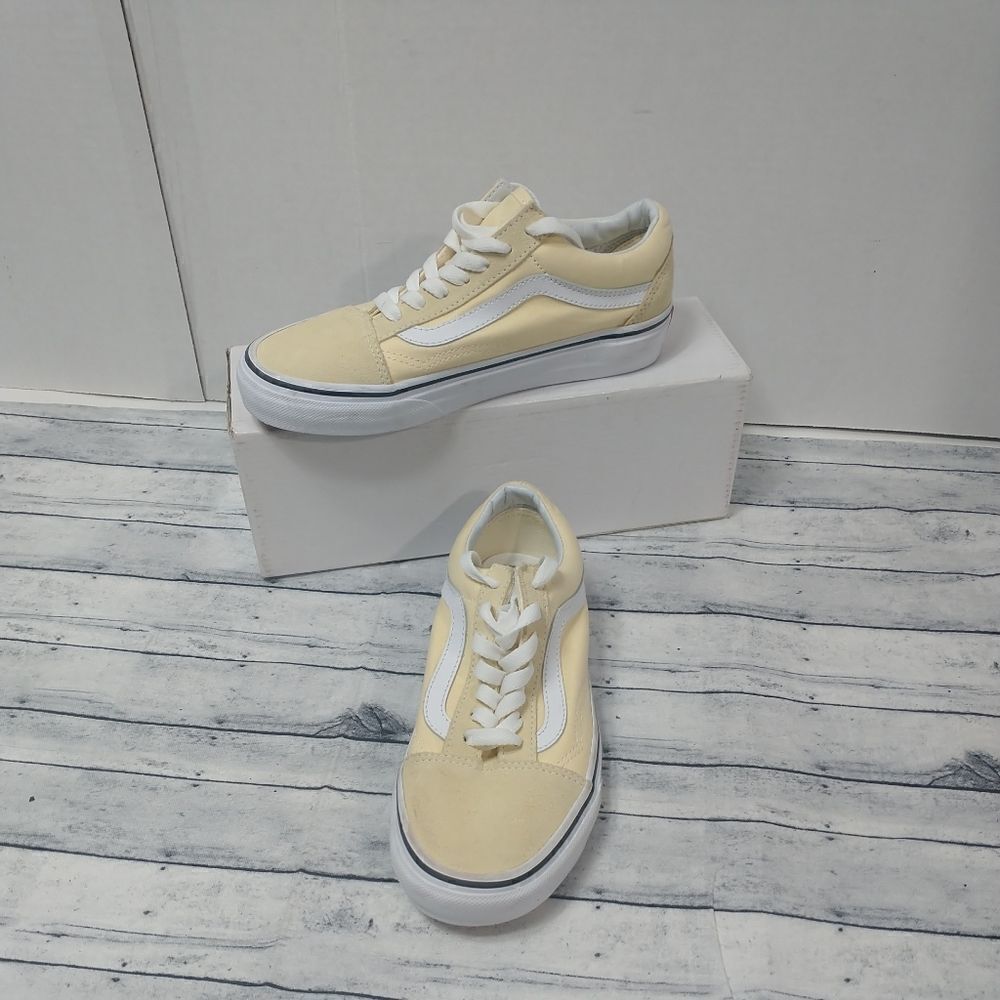 Vans Unisex Off The Wall 751505  Yellow Casual Shoes Sneakers Size M 4.5 W 5.5